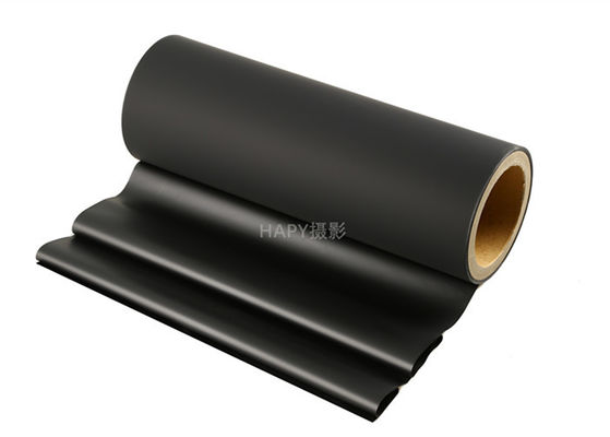 Μαύρη χρώματος βελούδου μαλακή ταινία ελασματοποίησης αφής ματ θερμική για την πολυτέλεια που συσκευάζει 22 Mic 4000m το μήκος